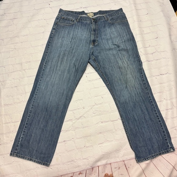 Tommy Hilfiger Other - Tommy Hilfiger Jeans Crest Mens denim Loose Straight pants 40x32 Vintage 90s Y2K
